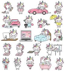 Finden sie perfekte illustrationen zum thema einhorn von getty images. Premium Vektor Clipart Kawaii Einhorn Susse Einhorn Planung Etsy Kawaii Unicorn Kawaii Clipart Cute Unicorn