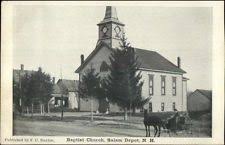 Salem Depot Nh Baptist Church C1905 Postcard Salem Church Baptist Church