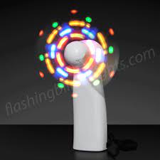Dia (somyi) mini fan meeting.gif. White Light Up Led Mini Fan Flashingblinkylights