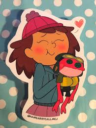 Amphibia Anne Boonchuy Winter Wear Cuddling Sprig Plush Cute sticker -  nameabbycallmej's Ko-fi Shop - Ko-fi ❤️ Where creators get support from  fans through donations, memberships, shop sales and more! The original '