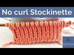 And now you've learnt how to knit. In This Tutorial You Ll Learn How To Knit A New No Curl Version Of The Stockinette Stocking Stitch Patte Stocking Stitch Knitting Knitting Knitting Patterns