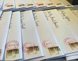 The Importance Of Hand Cancelling Wedding Invitation Envelopes Wedding Invitation Stamp Budget Wedding Invitations