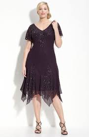J Kara Beaded Godet Dress Plus Size Nordstrom Plus Size Flapper Dress Godet Dress Plus Size Dresses