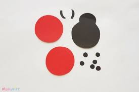 A great way for little ones to work on their scissor skills! Easy And Fun Paper Ladybug Craft For Kids Free Template Mombrite