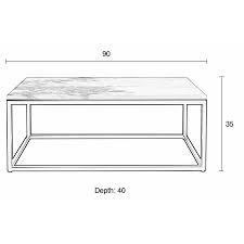 10 millimeters (mm), = 1 centimeter (cm). Zuiver Marble Power Coffee Table