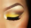 M : MAC Eye Shadow Matte Chrome Yellow : Yellow