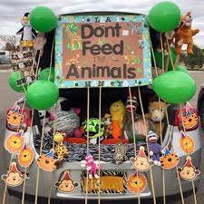 Zoo Theme Trunk Or Treat Trunk Or Treat Halloween Zoo Truck Or Treat