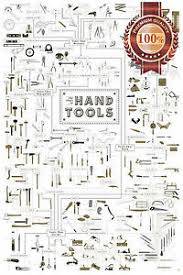 details about new hand tools chart diagram for man cave tool shop photo print premium poster