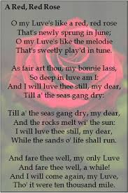 A Red Red Rose Poem By Robert Burns Poem Hunter Rose Poems Scottish Poems Poems