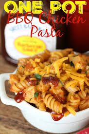 One Pot Bbq Chicken Pasta Has So Much Flavor But Is So Easy To Make My Whole Family Ab Bbq Chicken Pasta Recipe Using Bbq Chicken Leftover Bbq Chicken Recipes