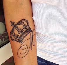I love the ornate design and the rays of baby blue in the. 60 Charming Initial Tattoo Designs Keep A Loved One Closer Tattoo Uploaded By Waleed Rawat American Eagle Tattoo Idea Initial Tattoo M Tattoos Schrift Tattoos