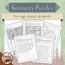 It's like the trivia that plays before the movie starts at the theater, but waaaaaaay longer. Geometry Puzzles For High School Students High School Students High School Geometry Words