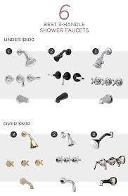 The 6 Best 3 Handle Shower Faucets The Made Home Shower Faucets Faucet Tub Faucet
