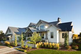 Whether it's sprucing up farmhouse front doors or putting a modern spin on your home, there's no shortage of paints to choose from. Farmhouse With Beautiful Landscaping And A One Of A Kind Water Feature Lindgren Landscape Hgtv