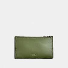 Coach product name zip card case camo leather color green/blue price. Coach F38144 Zip Card Case Glade Coach Accessories