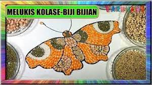 Siapkan pola di bidang karya (karton). Fantastis 11 Gambar Burung Merak Untuk Kolase Gambar Kolase Kupu Kupu Dari Kertas Origamitonton Sampai Habis Ya Jangan Lupa Kolase Biji Bijian Gambar Burung