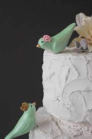 Hey I Found This Really Awesome Etsy Listing At Https Www Etsy Com Listing 1570028 Handmade Wedding Cake Toppers Bird Cake Topper Wedding Wedding Cake Birds