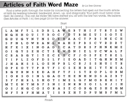 First, faith in the lord jesus christ; 4th Article Of Faith Teaching Children The Gospel