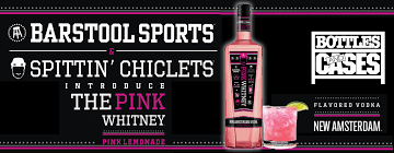 Multicultural couple of smiling football fans with brazil flag on grey. Pink Whitney Bottles And Cases