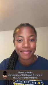 University of Michigan All American Gymnast! We are so happy to have  @sierrabbrooks join the BGDG Family!