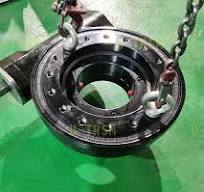 Slewing drives with extended shafts and handwheels that ...
