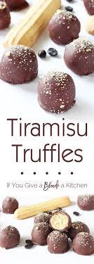 Tiramisu Truffles Are A Wonderful Blend Of Tiramisu Flavors Think Italian Biscuits Espresso And Chocolate In A Delic Desserts Baking Recipes Dessert Recipes