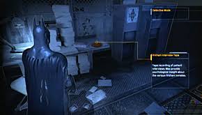 You'll need to stand in the right position to make it line up correctly. Batman Arkham Asylum A Puzzle Has Many Sides Intensive Treatment