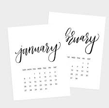 Sale 50 Large 2020 Printable Calendar 8 5x11 Calendar Hand Etsy In 2020 Diy Calendar Printable Calendar Small Printable Calendar