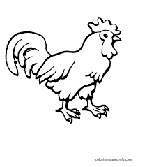 Hei hei provides comic relief as a rooster that always seems to be in the wrong place at the wrong time. Picture Of Rooster Coloring Pages Chicken Coloring Pages Coloring Pages For Kids And Adults