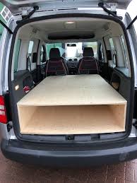 Gästebett für ein oder zwei personen: Vw Caddy Camping Box Holzbursche De