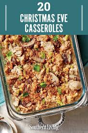Make these comforting casserole dishes for your family tonight. Christmas Eve Casseroles Fit For A Crowd Easy Dinner Casseroles Christmas Dinner Casserole Recipes Dinner Party Casseroles