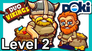 Juega juegos gratis en y8. Duo Vikings Level 1 Gameplay Poki Com Youtube
