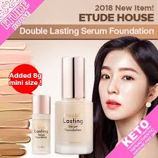 I remember using etude house 's double lasting foundation before, which i used that really well. Qoo10 Etude House Double Lasting Serum Foundation Original Mini Liquid Fou Cosmetics