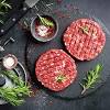 Divide wagyu into 4 equal patties (see cook's note). 1
