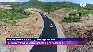 Новая дорога в обход города Лачин - YouTube