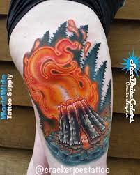 I also do galaxy tattoos or universe tattoos. Camper Tattoo Tattoos Campfire Artsy Fartsy