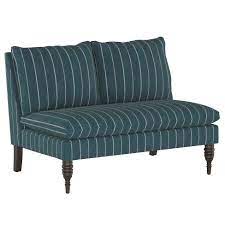 Maybe you would like to learn more about one of these? Custom Upholstered Armless Loveseat Sofa Fritz Indigo Skyline Furniture Target