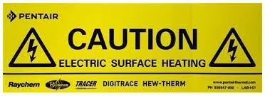 Hyperpyrexia and heat stroke, not associated with the above symptom complex, have also been reported with haldol. Raychem Lab I 01 Heat Tracing Warning Label Heat Tracing Products