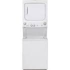 Spacemaker Unitized Apartment Size 27-inch Stacked Washer and Dryer Laundry Centre in White GUD27ESMMWW GE