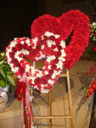Check spelling or type a new query. Double Heart Standing Spray Funeral In Katy Tx Kd S Florist Gifts