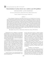 Pdf Characterization Of Soybean Glycine Max Varieties As