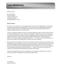 In the above example, the same letterhead has been used across both documents to give them a polished and. Engineering Entry Level Cover Letter Samples Templates Vault Com