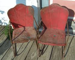 Pair Of Vintage Childrens Metal Yard Chairs Rocker Metal Chairs Metal Rocking Chair Old Metal Chairs