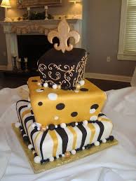 New Orleans Saints Birthday Cakes Pin On Cake Topsy Turvy