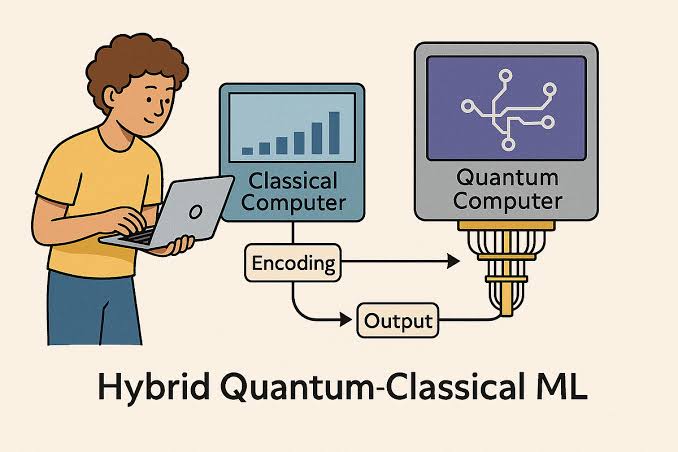 Hybrid Quantum‑Classical Machine Learning — Bridging CPUs & QPUs for  Real‑World Impact | by Jay Pandit | Quantum Computing and Machine Learning  | Medium