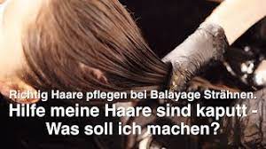 Und wenn die haarstruktur erst einmal kaputt ist, wird es mühsam. Richtig Haare Pflegen Bei Balayage Strahnen Hilfe Meine Haare Sind Kaputt Was Soll Ich Machen Youtube