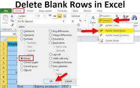 Remove Blank Rows In Excel Examples How To Delete Blank