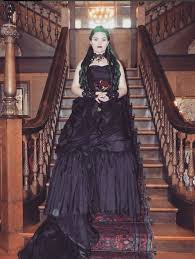 Vintage pirate steampunk gothic wedding dresses with half sleeve plus size corset women bridal gowns victorian. Black Ball Gown Gothic Wedding Dress Devilnight Co Uk