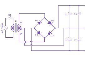 The presented universal power supply circuit can be used just for anything, you can use the mains features of this power supply is that it is highly flexible, and will allow you to get a variable voltage referring to the above proposed universal power supply circuit diagram, the functional details can. 24 0 24 Rectified Dc Circuit Electrical Engineering Stack Exchange