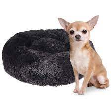 Krems Cushion Round Colour Black O 50 Cm For Dogs Fl 519469 Flami